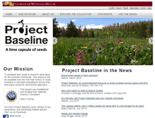 Tablet Screenshot of baselineseedbank.org